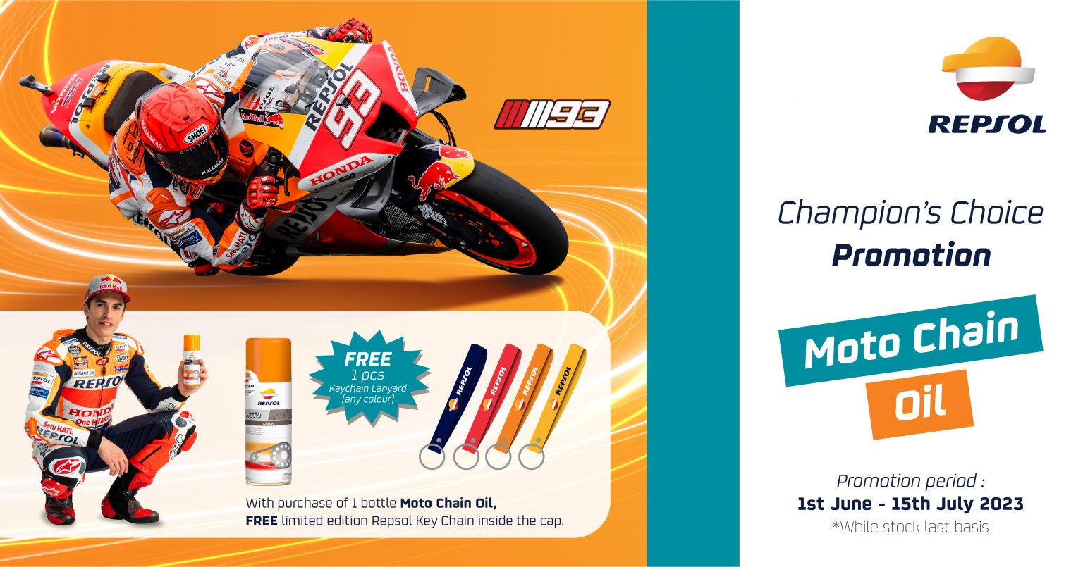 Moto Chain oil promotion 2023 Our Lubricants